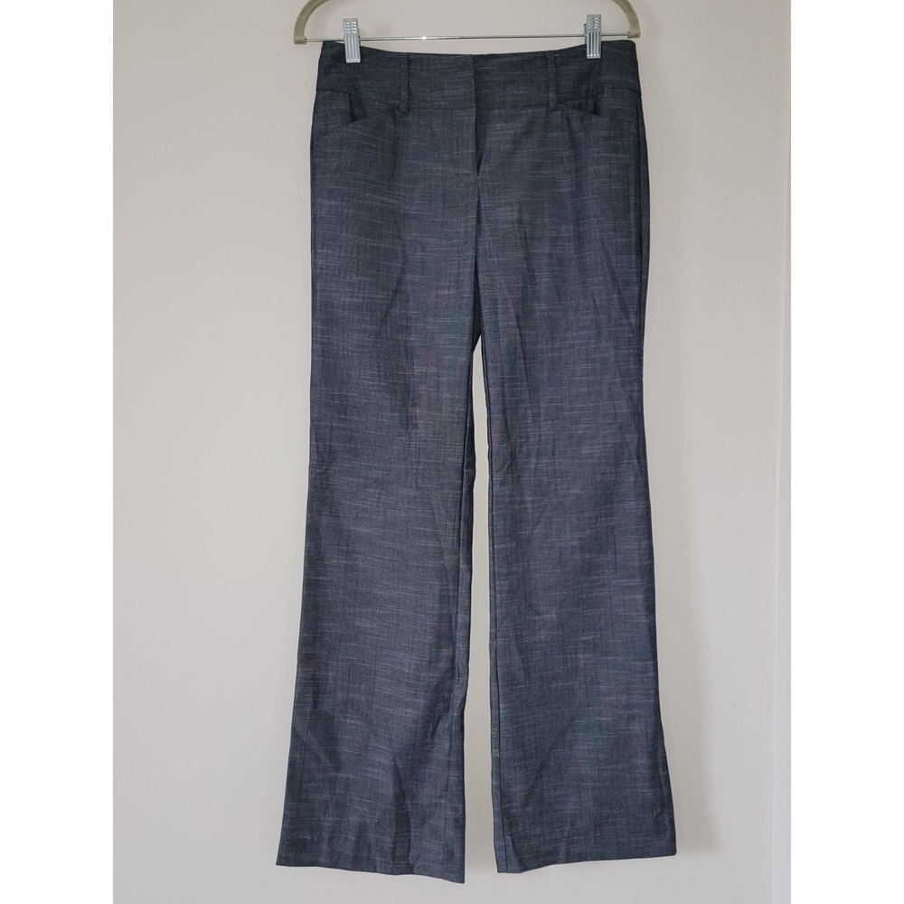 New‎ York Company 7th Avenue Women's Dress Pants Size 2 Gray Flared Leg